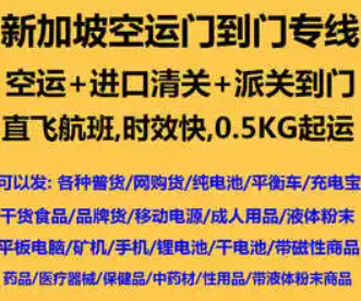 新加坡进口清关公司  新加坡进口货运代理 新加坡国际物流有限公司
